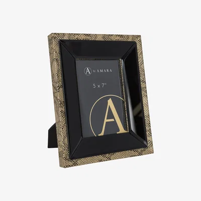 Amara Luxe - Snake Photo Frame - 5x7" - Gold