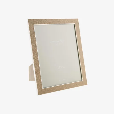 Amara Sand Faux Shagreen Photo Frame