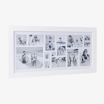 Amara XLBoom - Multi Image Rectangle Frame - White