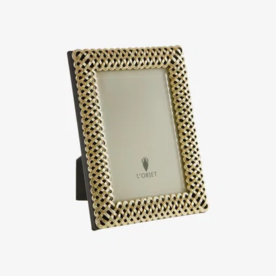 Amara L'Objet - Plated Braid Frame - 4x6"