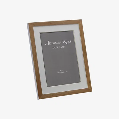 Amara Addison Ross - Alder Photo Frame - Natural/White - 8x10"