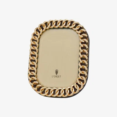 Amara L'Objet - Cuban Link Frame - Gold - 5x7"