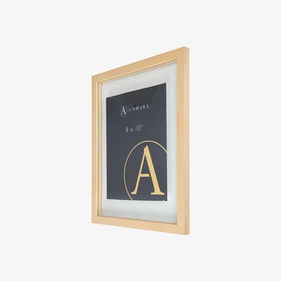 Amara Retreat - Floating Photo Frame - Wood - 8x10"