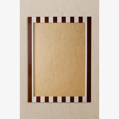 Anthropologie All The Things Chestnut & Mallow Candy Cane A3 Frame