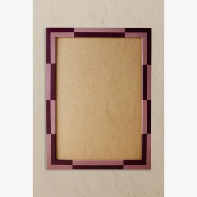 Anthropologie All The Things Beetroot & Rose Geo A3 Frame