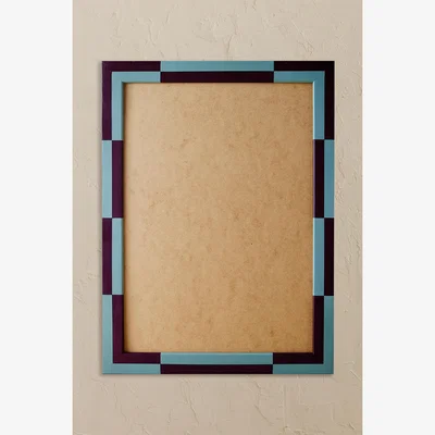 Anthropologie All The Things Sky & Brick Geo Frame