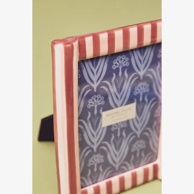 Anthropologie Brooke Striped Picture Frame