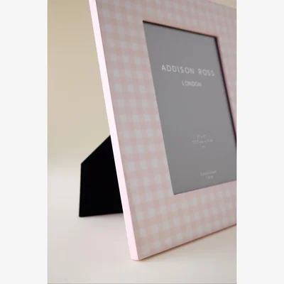 Anthropologie Addison Ross Gingham Photo Frame