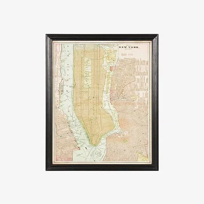 Barker and Stonehouse Timothy Oulton Maps New York Art