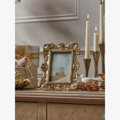 Cox and Cox Golden Filigree Photo Frame