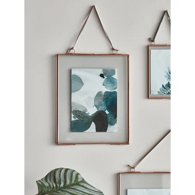 Cox and Cox Delicate Hanging Glass Frame - Copper
