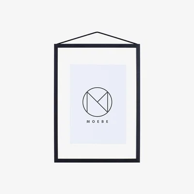The Conran Shop Black Metal Frame & Rubber Band A4