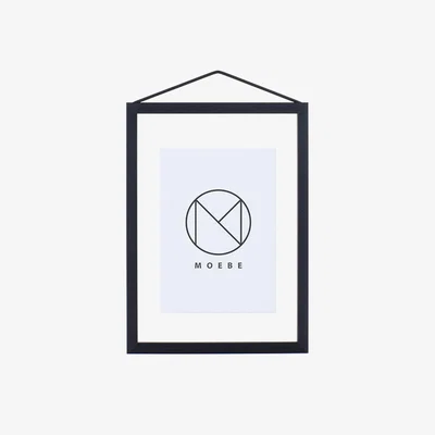 The Conran Shop Black Metal Frame & Rubber Band A5