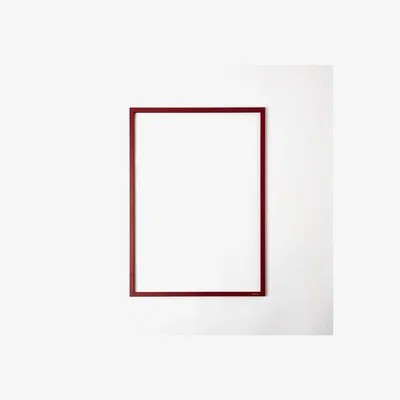 The Conran Shop Red Metal & Rubber Band Frame A3