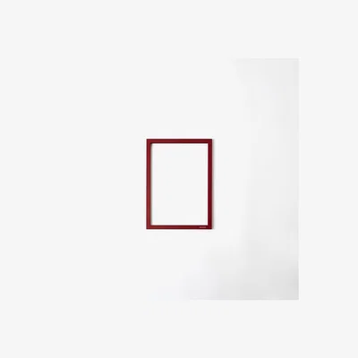 The Conran Shop Red Metal & Rubber Band Frame A5