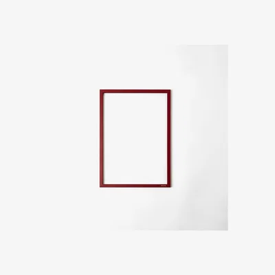 The Conran Shop Red Metal & Rubber Band Frame A4