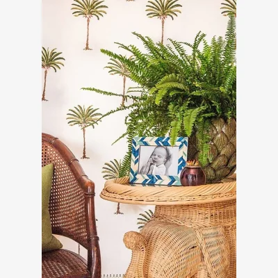 Casa by JJ Blue Geometric Photo Frame 6x4"