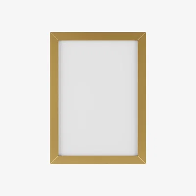 Dunelm Essentials Box Frame A4 Gold Gold