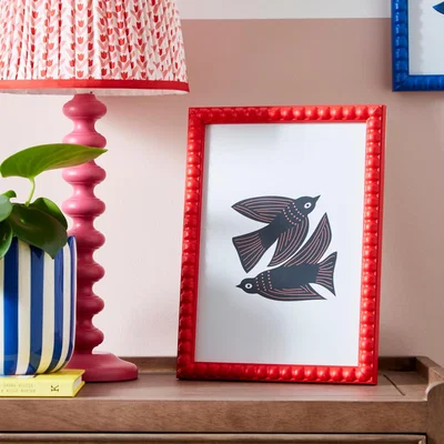 Dunelm Bobbin A4 Photo Frame Red