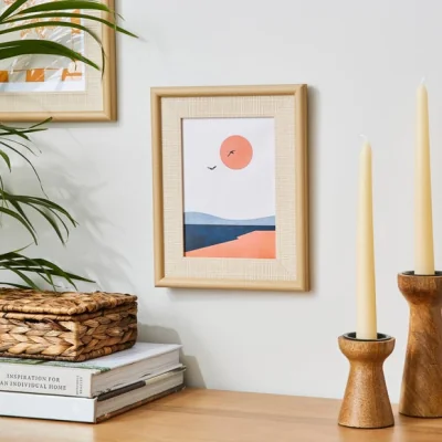 Dunelm Rattan Effect Photo Frame