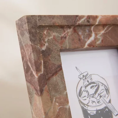 Dunelm Red Levanto Marble Photo Frame