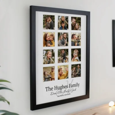 Dunelm Personalised Family Multi Photo Frame