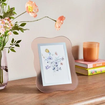 Dunelm Wavy Glass Photo Frame