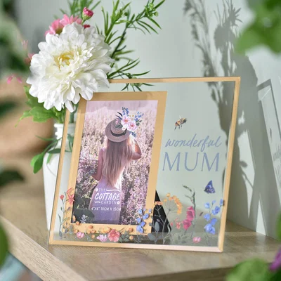 Dunelm The Cottage Garden Mum Photo Frame 4" x 6" MultiColoured