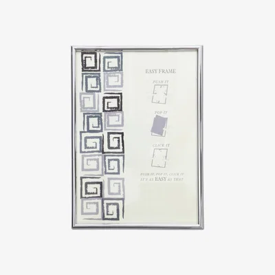Dunelm Chrome Easy Photo Frame 28" x 20" (71cm x 51cm) Silver (Grey)