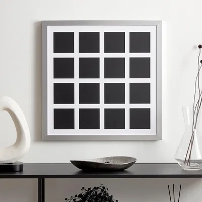 Dunelm Square Multi App Photo Frame 20" x 20" (50cm x 50cm) Silver