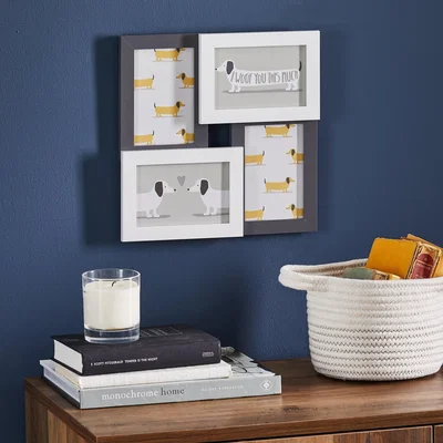 Dunelm Sausage Dog Multi App Photo Frame MultiColoured