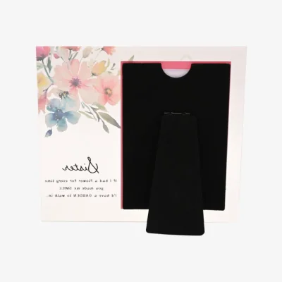 Dunelm The Cottage Garden Floral Glass Photo Frame