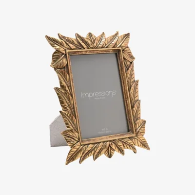 Dunelm Impressions Leaf Resin Photo Frame