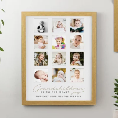 Dunelm Personalised Grandchildren Multi Photo Frame