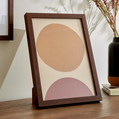 Dunelm Essentials Walnut Effect Photo Frame Walnut