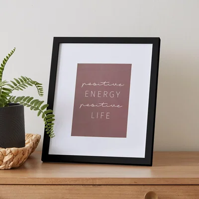 Dunelm Oversized Mount Frame 25cm x 30cm Black
