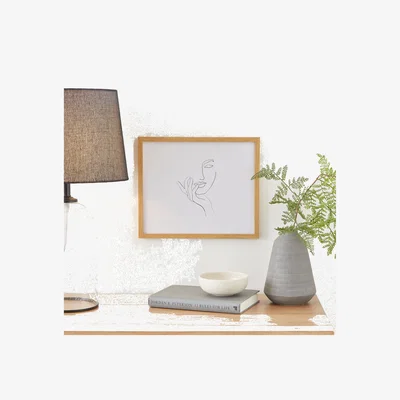 Dunelm Thin Wood Effect Photo Frame 12x10in Brown
