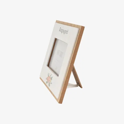 Dunelm Love Story Engaged Photo Frame White
