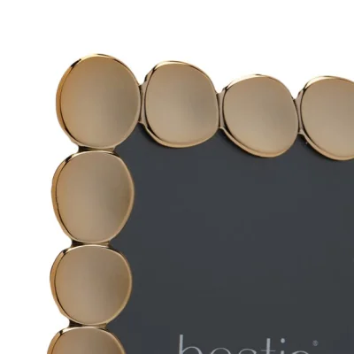 Dunelm Hestia Gold Pebble Photo Frame