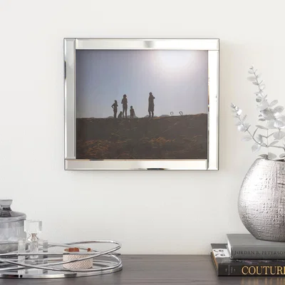 Dunelm Luxe Mirrored Photo Frame 12" x 10" (30 x 25cm) Silver