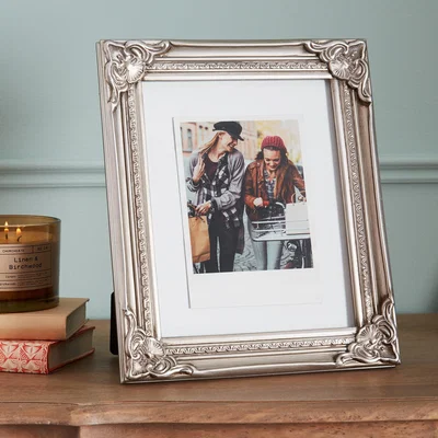 Dunelm Swept Silver Photo Frame 10" x 8" (25cm x 20cm) Silver