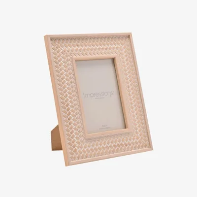 Dunelm Impressions Herringbone Patterned Photo Frame
