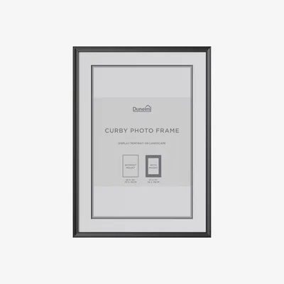 Dunelm Curby Photo Frame Black Black