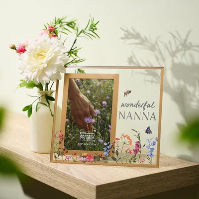 Dunelm The Cottage Garden Nanna Photo Frame 4" x 6" MultiColoured