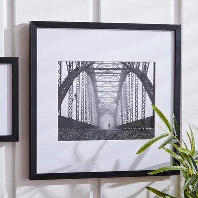 Dunelm Black Oversized Mount Frame (10" x 8") Black