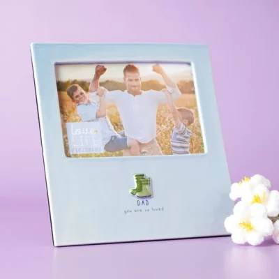 Dunelm Love Life Dad Ceramic Photo Frame