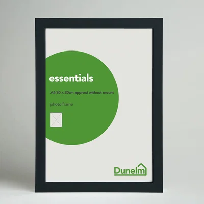 Dunelm Essentials Box Frame 32.5x23.5cm Black