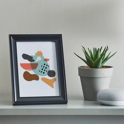 Dunelm Curby Photo Frame 6" x 4" (15cm x 10cm) Black