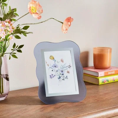 Dunelm Wavy Glass Photo Frame