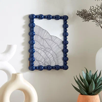 Dunelm Pippin Luxe Navy Photo Frame